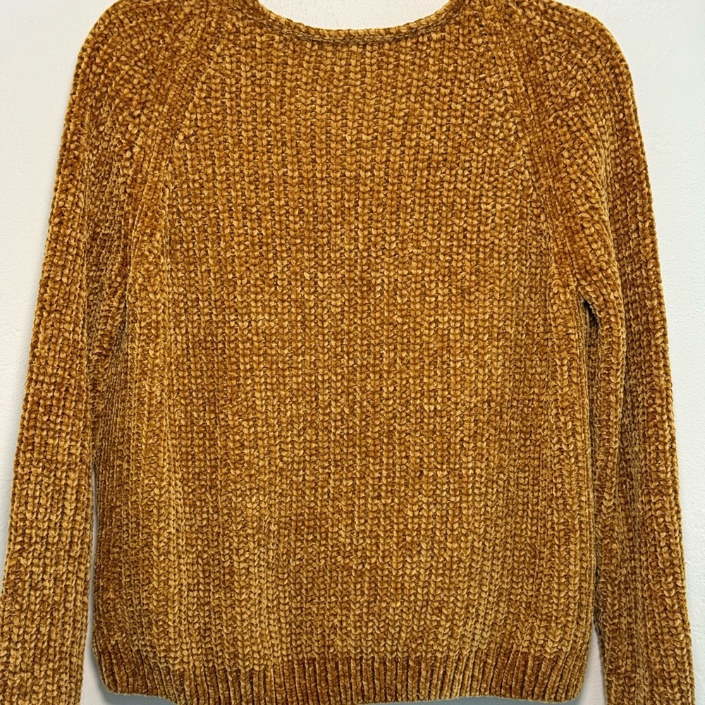 A New Day Mustard Chenille Sweater β Size S π - Picture 2 of 4